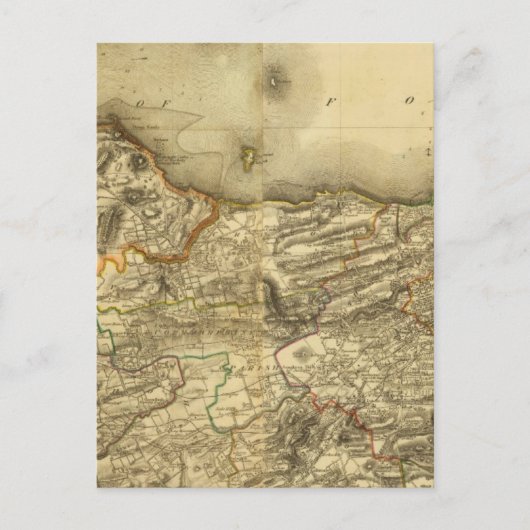 Carte Postale Composé du comté d'Édimbourg (Devant)