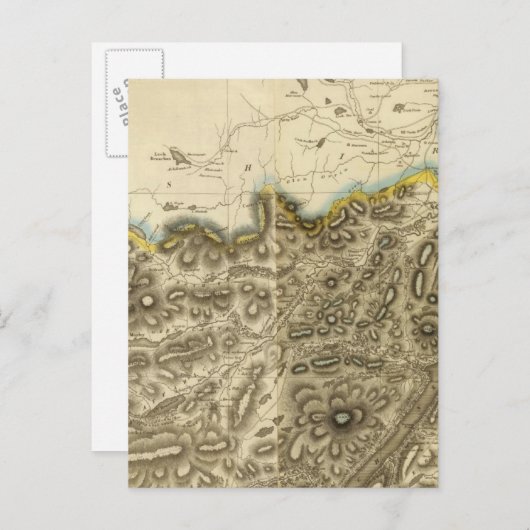 Carte Postale Composé Inverness Shire (Devant / Derrière)