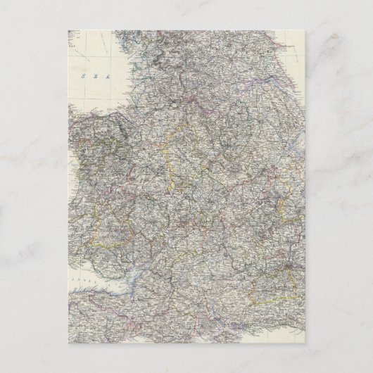 Carte Postale Composite Angleterre, Pays de Galles (Devant)