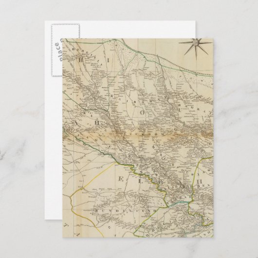 Carte Postale Composite Delhi, Agrah, Oude, Ellahabad (Devant / Derrière)