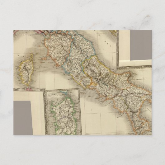 Carte Postale Composite Italie (Devant)