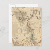 Carte Postale Composite Ouest des États-Unis (Devant / Derrière)