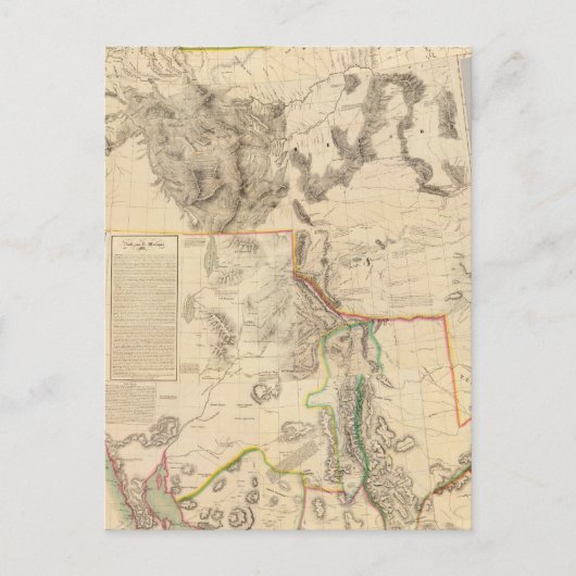 Carte Postale Composite Ouest des États-Unis (Devant)