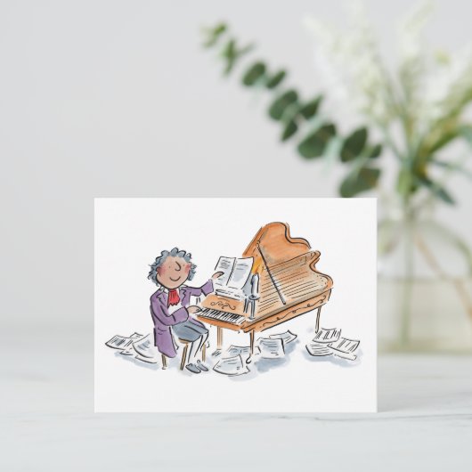 Carte Postale Compositeur (Debout devant)