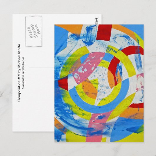 Carte Postale Composition #2 de Michael Moffa (Devant / Derrière)