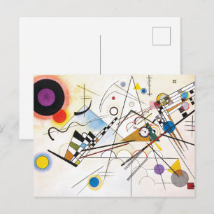 Carte Postale Composition 8 Kandinsky