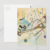 Carte Postale Composition 8 Peinture Kandinsky (Devant / Derrière)