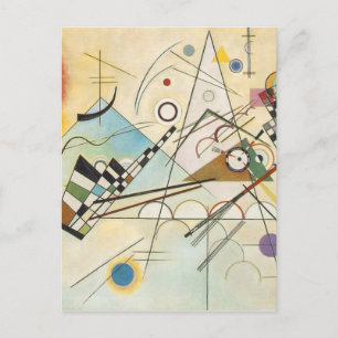 Carte Postale Composition 8 Peinture Kandinsky