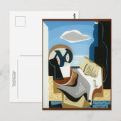 Carte Postale Composition A L'oiseau de Louis Marcoussis (Devant / Derrière)