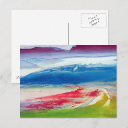 Carte Postale Composition Abstraite (Devant / Derrière)