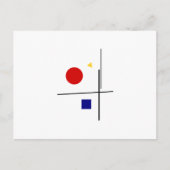 Carte Postale Composition Bauhaus classique (Devant)