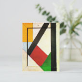Carte Postale Composition, célèbre oeuvre de Theo van Doesburg (Debout devant)