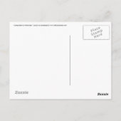 Carte Postale Composition dans les primaires (Dos)