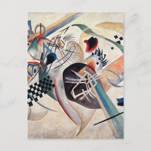 Carte Postale Composition de Kandinsky (Devant)