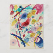 Carte Postale Composition en rouge bleu vert jaune | Kandinsky (Devant)