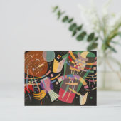 Carte Postale Composition Kandinsky 10 Peinture Abstraite (Debout devant)