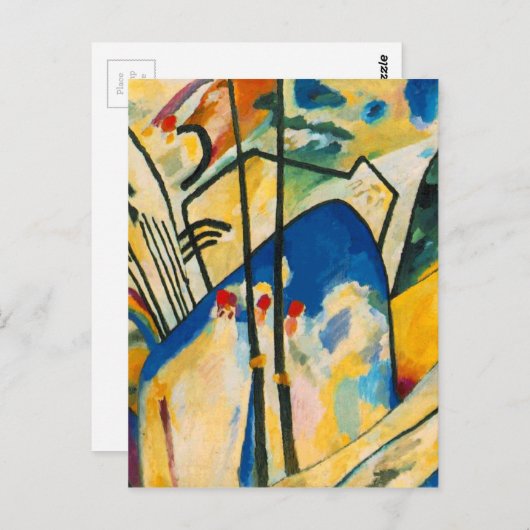 Carte Postale Composition Kandinsky IV (Devant / Derrière)