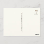 Carte Postale Composition musicale des années 1700 manuscrite Fu (Dos)