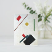 Carte Postale Composition suprématiste, 1915 (Debout devant)