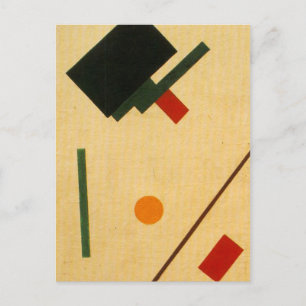 Carte Postale Composition suprématiste par Kazimir Malevich
