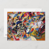Carte Postale Composition VII de Kandinsky (Devant / Derrière)