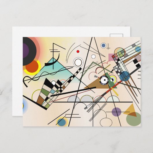 Carte Postale Composition VIII by Wassily Kandinsky (Devant / Derrière)