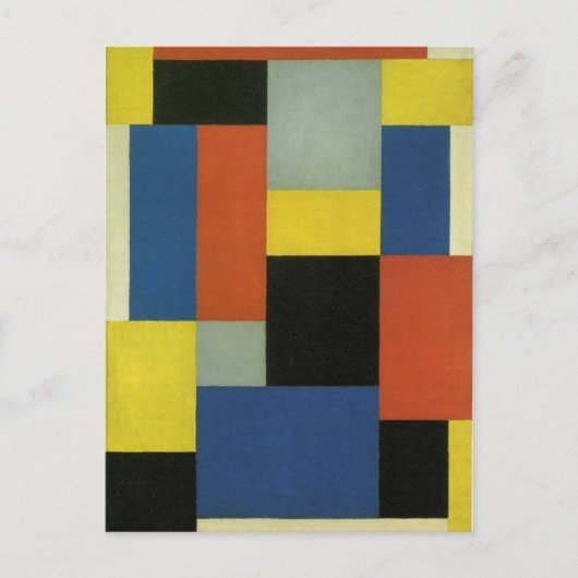 Carte Postale Composition XX par Theo van Doesburg (Devant)