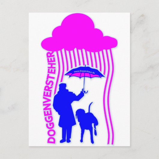 Carte Postale Comprendeur de chiens (Devant)