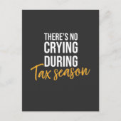 Carte Postale Comptable En Saison Fiscale (Devant)