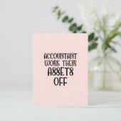 Carte Postale Comptable Travailler Leurs Actifs (Debout devant)