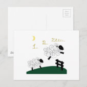 Carte Postale Compte des moutons (Devant / Derrière)