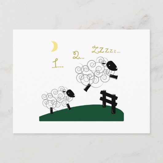 Carte Postale Compte des moutons (Devant)