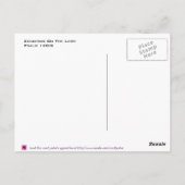 Carte Postale Compte Sur Le Seigneur (Dos)