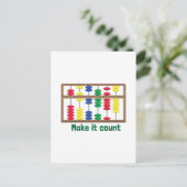 Carte Postale Compter (Debout devant)