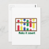 Carte Postale Compter (Devant / Derrière)