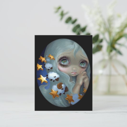 Carte postale "Compter les moutons" (Debout devant)