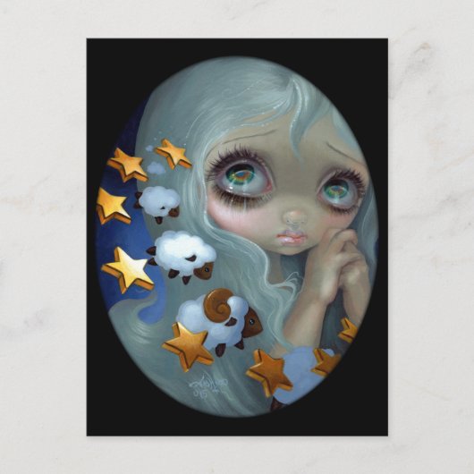 Carte postale "Compter les moutons" (Devant)