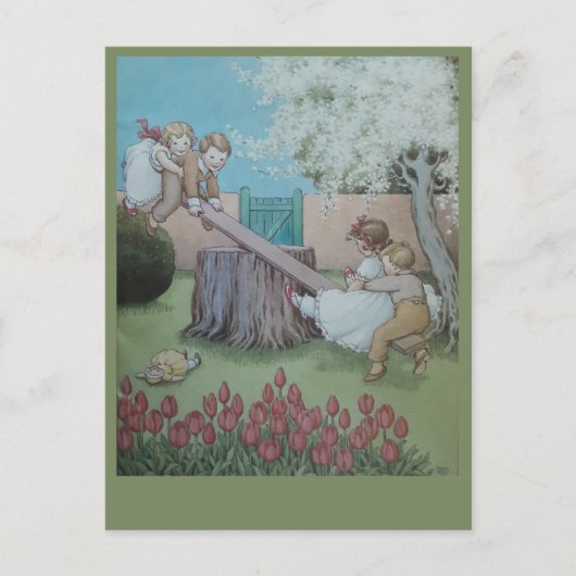Carte Postale Comptine de Bascule Margery Daw (Devant)