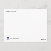 Carte Postale Comptoir Boutique (Dos)