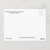 Carte Postale Comptoir commercial de Gouldings, vallée de (Dos)