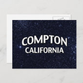 Carte Postale Compton Californie (Devant / Derrière)