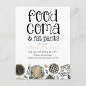 Carte Postale Comté alimentaire et pantalons gras Convivial Than (Devant)