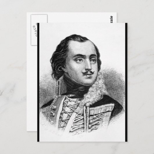 Carte Postale Comte Casimir Pulaski.  Image Copy_War (Devant / Derrière)