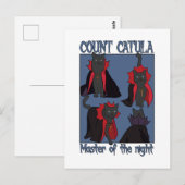 Carte Postale Comte Catula Maître de la Nuit (Devant / Derrière)