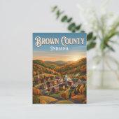 Carte Postale Comté de Brown USA (Debout devant)