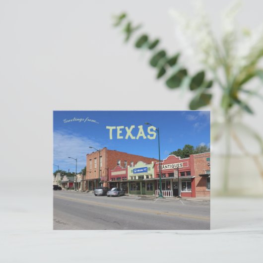 Carte Postale Comté de Buda Hays Texas (Debout devant)