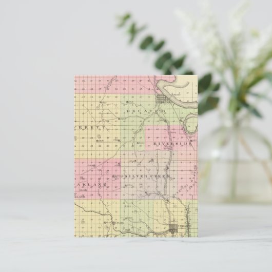 Carte Postale Comté de Burt, Nebraska (Debout devant)