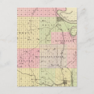 Carte Postale Comté de Burt, Nebraska