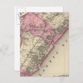 Carte Postale Comté de Cape May, NJ (Devant / Derrière)