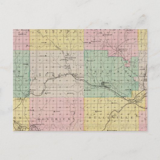Carte Postale Comté de Chautauqua, Kansas (Devant)